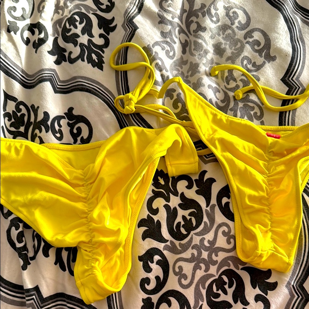 Vibrant Yellow Bikini Set
